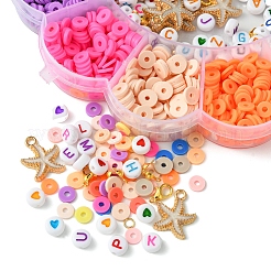 Handmade Polymer Clay Heishi Bead DIY Jewelry Kits&nbsp;DIY-FS0006-66A