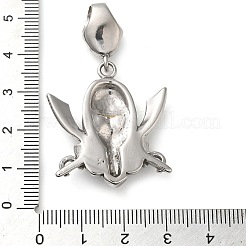 Halloween 304 Stainless Steel Enamel Pendants&nbsp;STAS-Q317-05F-AS