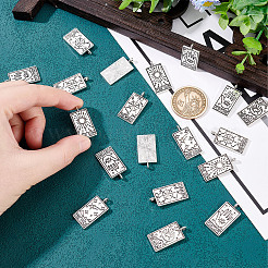 30Pcs 5 Style Tibetan Style Alloy Pendants&nbsp;FIND-SC0003-74