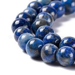 Natural Lapis Lazuli Round Bead Strands&nbsp;G-E262-01-6mm