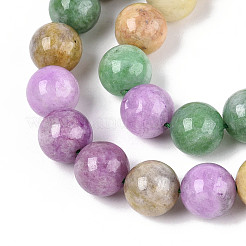 Dyed Natural Quartz Beads Strands&nbsp;G-T139-10mm-94