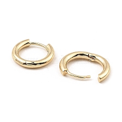 Brass Huggie Hoop Earrings&nbsp;X-EJEW-I289-26KCG