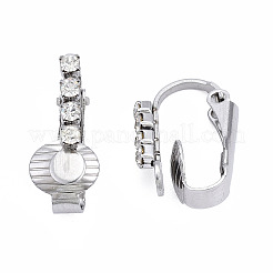 304 Stainless Steel Clip-on Earring Converters Findings&nbsp;LS-STAS-N092-142