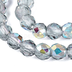 Transparent Glass Beads Strands&nbsp;EGLA-N028-01A-A01