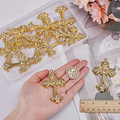 12Pcs Alloy Big Gothic Pendants&nbsp;ALRI-ME0001-01