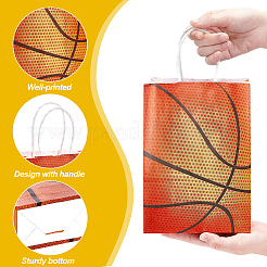 30Pcs 2 Colors Basketball Paper Gift Tote Bags&nbsp;ABAG-OC0001-16