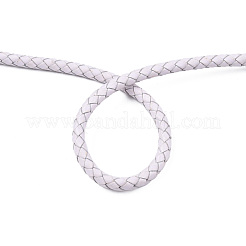 Braided Cowhide Leather Cord&nbsp;NWIR-N005-01R-5mm