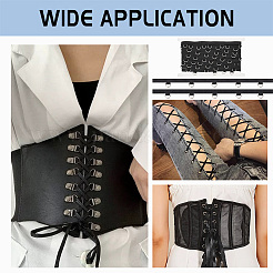 Polyester Lacing Tape&nbsp;DIY-WH0430-824B