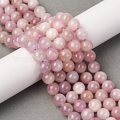 Round Natural Kunzite Beads Strands&nbsp;G-K068-27-8mm