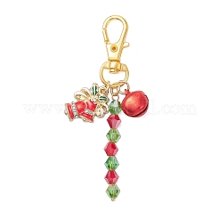 10Pcs 10 Styles Christmas Theme Alloy Enamel Pendant Decoration&nbsp;HJEW-JM03914