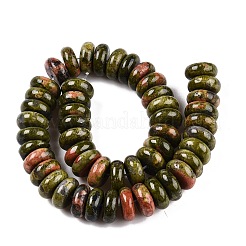 Natural Unakite Beads Strands&nbsp;G-T138-61