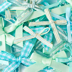 Handmade Polyester Bowknots Ornament Accessories&nbsp;AJEW-TAC0014-11B