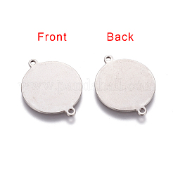 Tarnish Resistant 201 Stainless Steel Stamping Blank Tag Links connectors&nbsp;STAS-T008-180