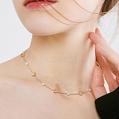 Brass Handmade Beaded Chain&nbsp;CHC-CJ0001-45