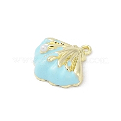 Alloy Enamel Pendants&nbsp;PALLOY-R151-39G-03