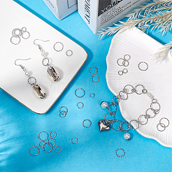 4 Styles Brass Open Rings&nbsp;KK-SC0005-49P