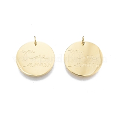 Ion Plating(IP) 304 Stainless Steel Pendants&nbsp;STAS-T060-36G