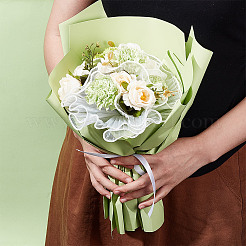 Polyester Flower Bouquet Wrapping Mesh Paper&nbsp;SRIB-WH0011-214A