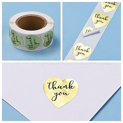 1 Inch Thank You Stickers&nbsp;X-DIY-G021-13C