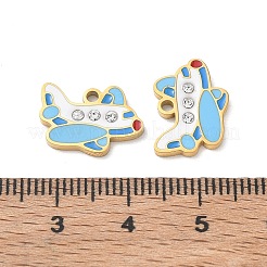 304 Stainless Steel Enamel Pendants&nbsp;SA-CBA7876-10G