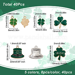 8 Style Alloy Enamel Pendants&nbsp;ENAM-SC0002-87