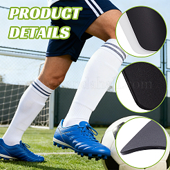 2 Paris 2 Colors Plastic Shin Guard&nbsp;AJEW-CN0007-04