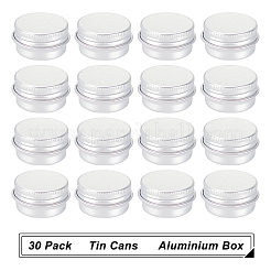 Round Aluminium Tin Cans&nbsp;LS-CON-WH0079-14