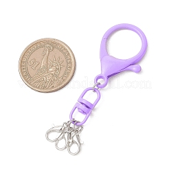Spray Painted Eco-Friendly Alloy Double Eye Swivel Clasps and Iron Lobster Claw Clasps&nbsp;HJEW-JM04661