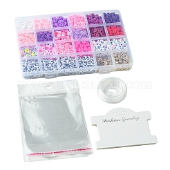 Handmade Polymer Clay Heishi Bead DIY Jewelry Kits&nbsp;DIY-FS0006-69