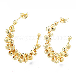 Brass Stud Earrings for Women&nbsp;EJEW-N011-95