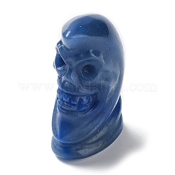 Gemstone Carved Healing Skull Figurines&nbsp;G-H288-04