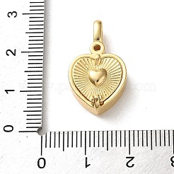 Brass Rhinestone Pendants&nbsp;KK-P320-05G-03