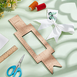 Beech Plywood Ruler&nbsp;TOOL-WH0159-88