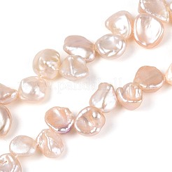 Natural Baroque Keshi Pearl Beads Strands&nbsp;PEAR-S022-03C