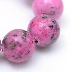 Natural Sesame Jasper/Kiwi Jasper Bead Strands&nbsp;G-R345-10mm-13