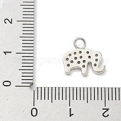 Brass Micro Pave Clear Cubic Zirconia Charms&nbsp;KK-H528-08P