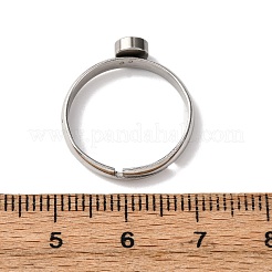 304 Stainless Steel Adjustable Ring Components&nbsp;STAS-B098-02A-P