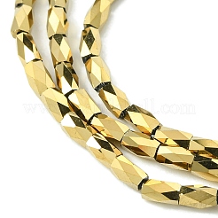 Electroplate Glass Beads Strands&nbsp;X-GLAA-Q101-02B-FP01