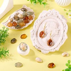 20Pcs 5 Colors Opaque Resin Cabochons&nbsp;RESI-TA0004-31