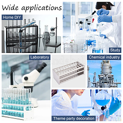 40-Hole 201 Stainless Steel Test Tube Display Stands&nbsp;AJEW-WH0042-165A