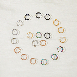 20Pcs 5 Colors 304 Stainless Steel Spiral Nose Rings Set&nbsp;AJEW-FI0001-01