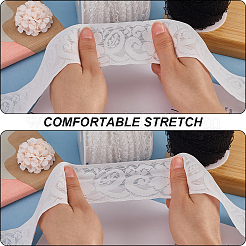 6.25M Nylon Elastic Lace Trim&nbsp;OCOR-GF0003-77A