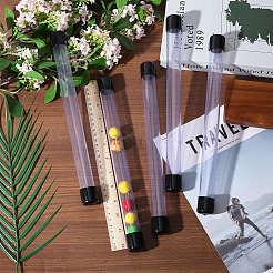 PVC Plastic & Rubber Transparent Storage Tube&nbsp;FIND-WH0173-158A