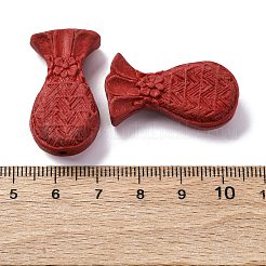 Cinnabar Beads&nbsp;CARL-K001-25