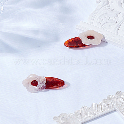 4Pcs Acrylic Alligator Hair Clips&nbsp;OHAR-LP0002-17B