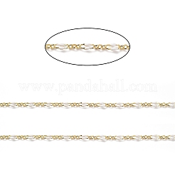Enamel Oval Link Chains&nbsp;CHC-K014-10G-01