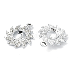 Animal Theme UV Plating Alloy Crystal Rhinestone Pendants&nbsp;ALRI-T012-07H-P