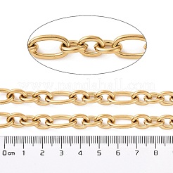 Ion Plating(IP) 304 Stainless Steel Figaro Chains&nbsp;CHS-E009-02G