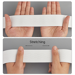 5M Polyester Non-Slip Silicone Elastic Gripper Bands for Garment Sewing&nbsp;SRIB-GF0001-50B-02