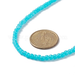 Baking Paint Imitation Jade Glass Beaded Necklace Sets for Women&nbsp;NJEW-JN04196